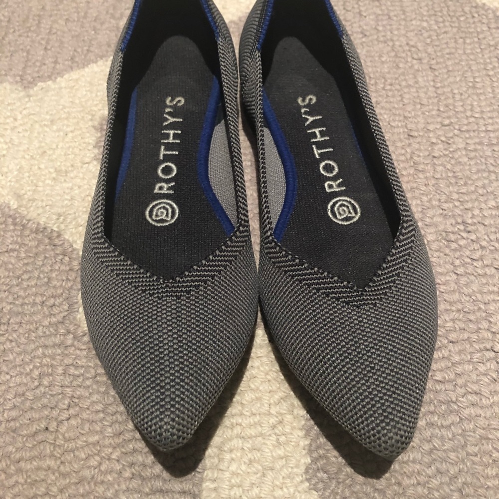 Rothy’s Birdseye Grey Flat
